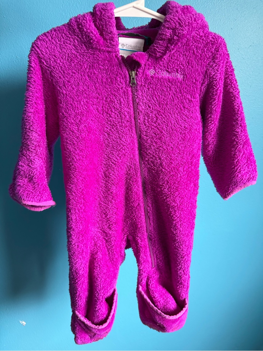 Columbia baby bunting suit